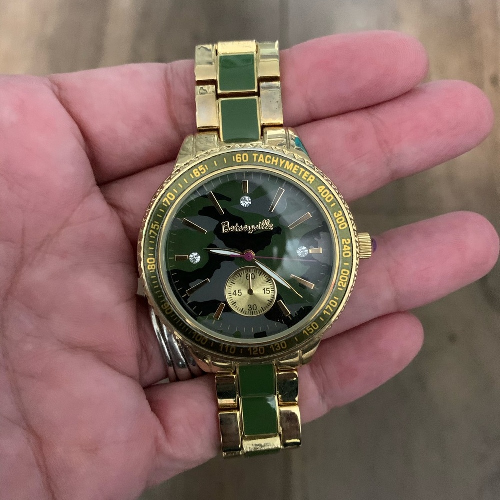 Betsy Johnson Camo watch